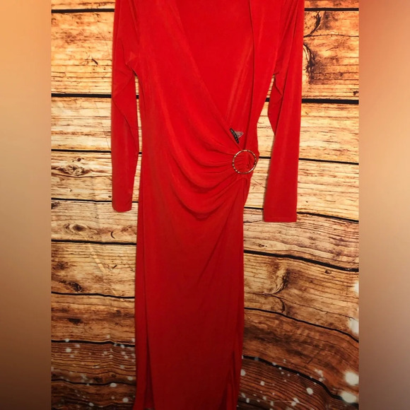 Plunging Back Long Dress - Picture 10 of 11